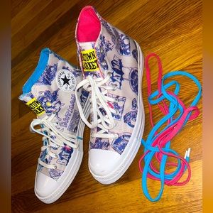 Converse Chuck 70 HI x Batman x Chinatown Market White High Top Sz 10.5 Men’s